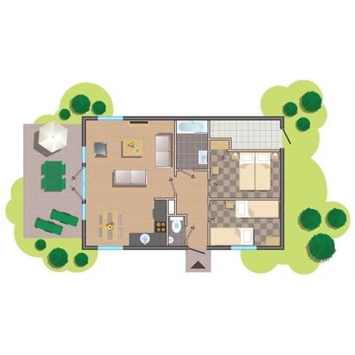 Comfort cottage SR369 at Parc Sandur